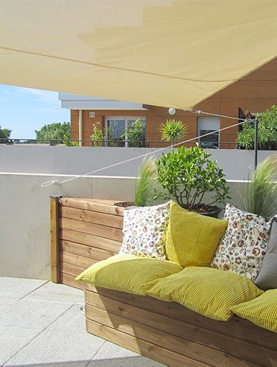 Gingko; Montpellier; terrasse; balcon